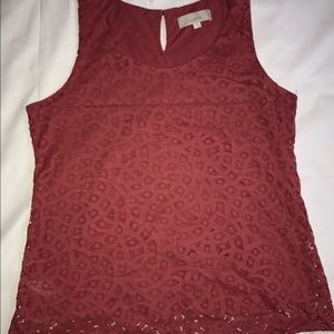 Beautiful eyelet tank