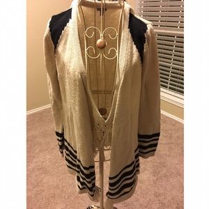 Charlotte Russe fringe cardigan