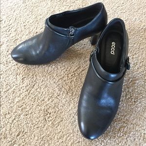 Black ECCO booties