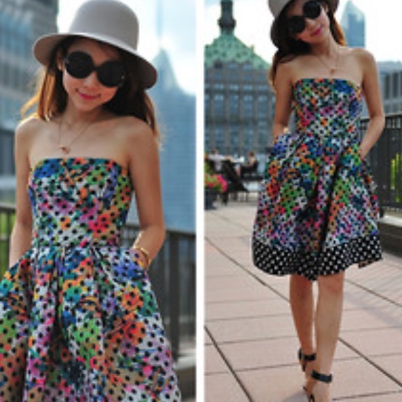 Anthropologie Polka Dot Dress