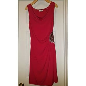 Calvin Klein Red cocktail dress