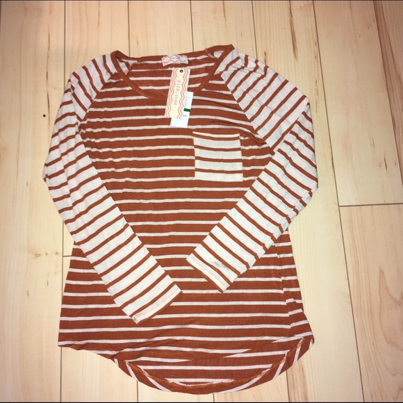 NWT Pink Rose long sleeve top