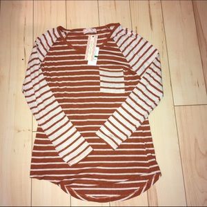 NWT Pink Rose long sleeve top