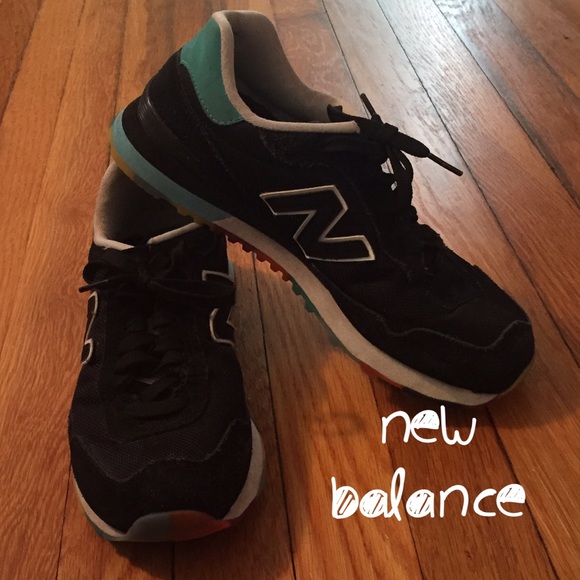New Balance 515 Black and Colorful Sneakers Sz 8.5