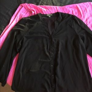 forever 21+ sheer long sleeve