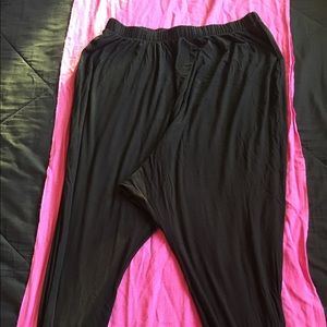 forever 21+ black joggers
