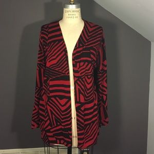 Red/Black Cardigan