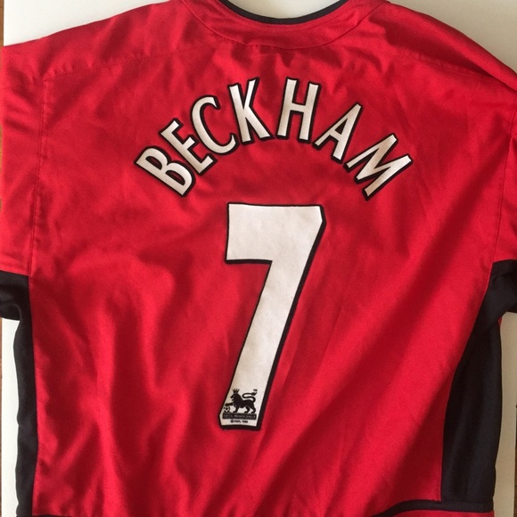 Tops Moving Sale Vintage Beckham Man Utd Jersey Poshmark