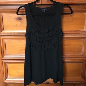 Gap Ruffle Trim Tank