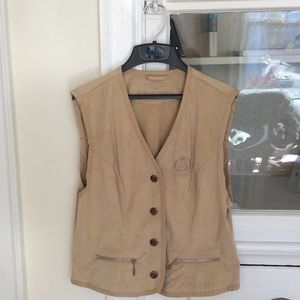 Light Suede Bogner Winter Vest - Never Worn