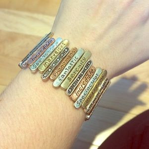 Metal bracelet multiple colors
