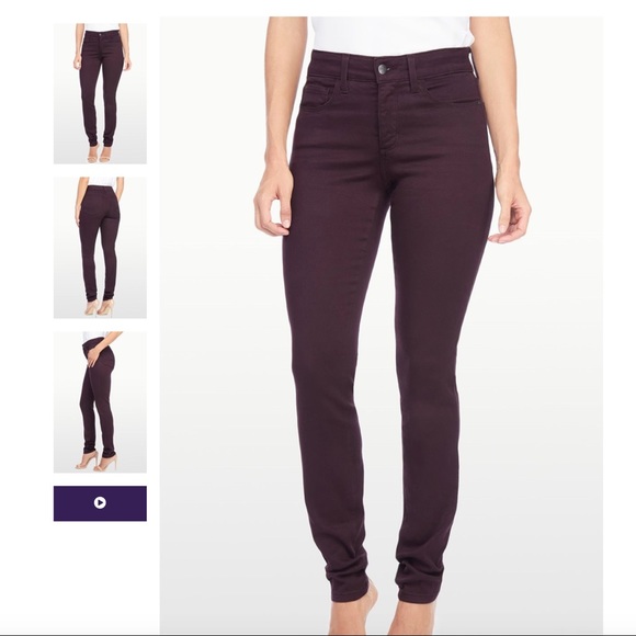 NWOT NYDJ Alina Legging Brandy Wine 8 long