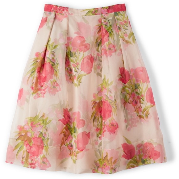 Boden Floral Pandora Skirt (Pink)