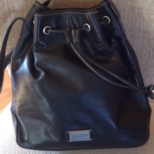 Lauren-Ralph Lauren Bucket Bag.