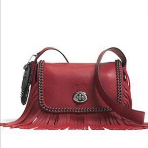 Coach Dakotah Fringe Flap Crossbody