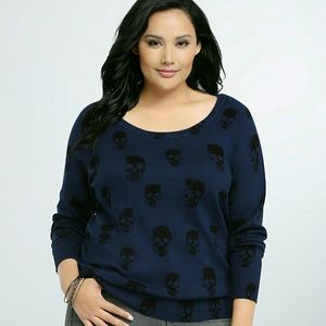 SOLD!! Torrid Skull Sweater
