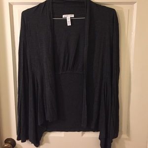Charcoal Grey Hi-Lo Cardigan