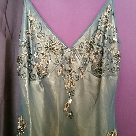 Beaded cocktail dress with a 20s feel