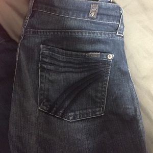 Size 24 dojo 7 for all mankind jeans