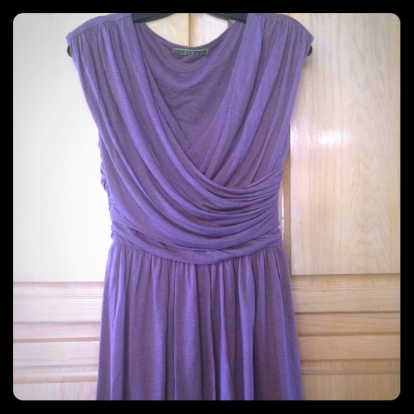 Purple Anthropologie dress