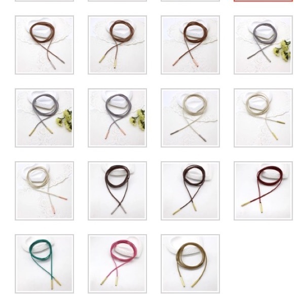 TRENDY! Leather strap necklace FAST✈️ - Picture 2 of 2