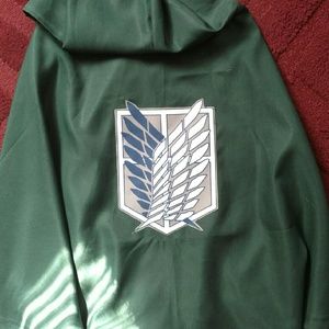 Attack On Titan green Survey Corps cloak