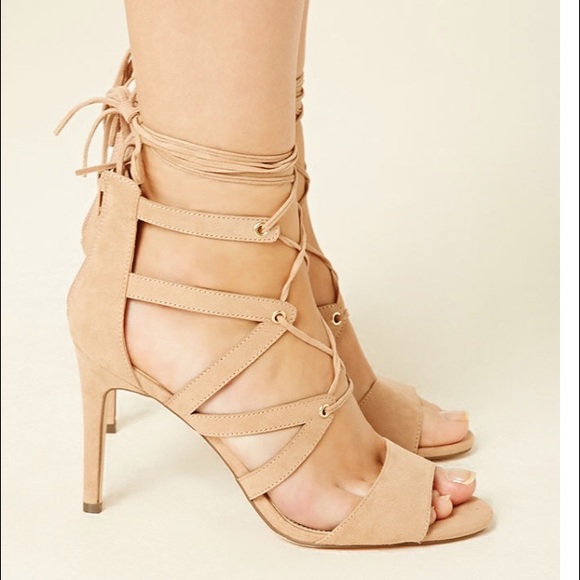Caged Up Lace Stilettos - Picture 4 of 4