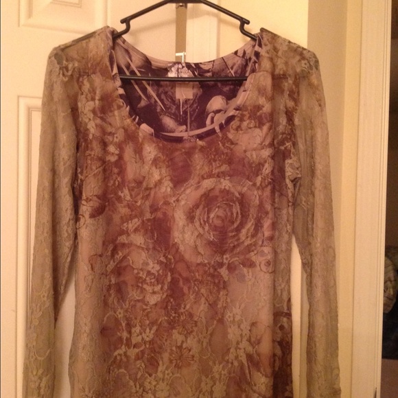 Long sleeve blouse