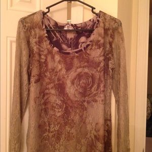 Long sleeve blouse