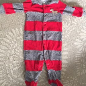 Striped Footie Pajamas