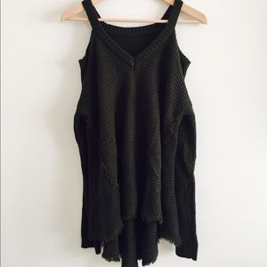 NWOT Cold Shoulder Sweater