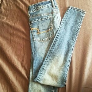 American Eagle super skinny hi waisted jegging
