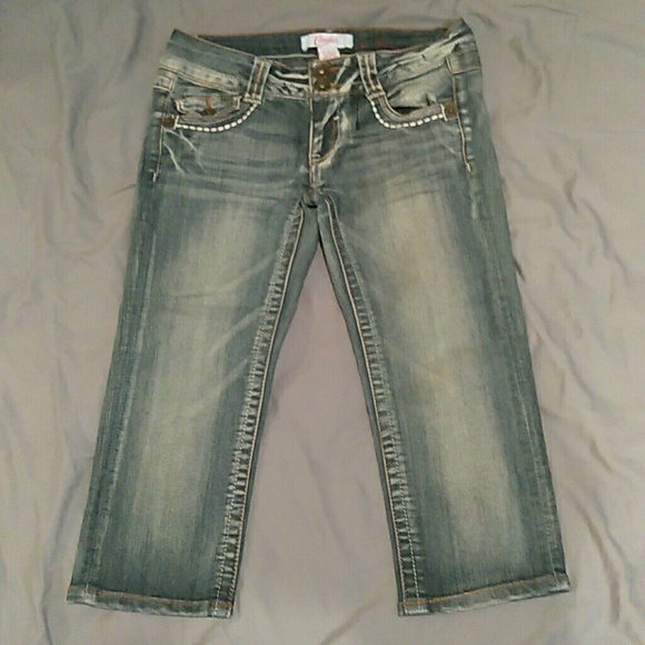Junior's Candie's Size 1 Capri Jeans - Picture 1 of 4