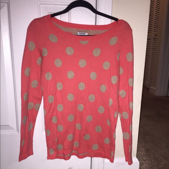 Old navy polka dot sweater