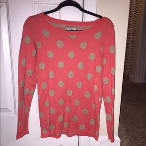 Old navy polka dot sweater