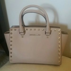 Michael Kors Studded Nude Purse