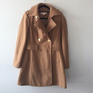 💞HP💞 Michael Kors Camel Colored Pea Coat