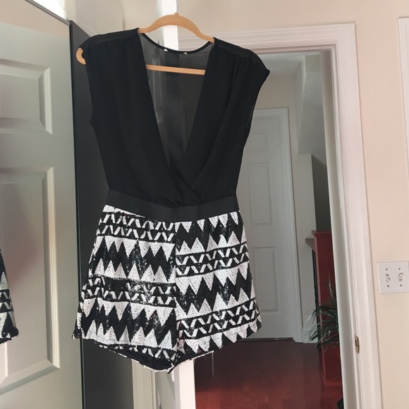WORN ONCE dressy romper!