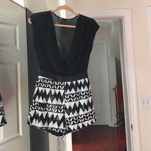 WORN ONCE dressy romper!