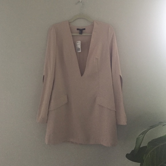 Nude short dress