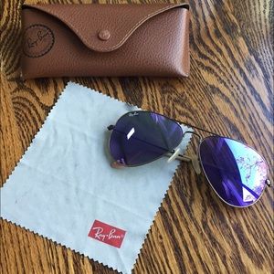 Ray Ban Mirror aviator sunglasses