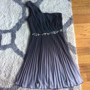 Ombré One Shoulder Cocktail Dress