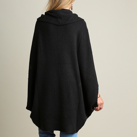 New Arrival~ Comfy Chic Sweater Poncho🍃 - Picture 4 of 4