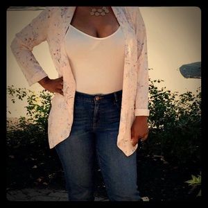 Floral blazer