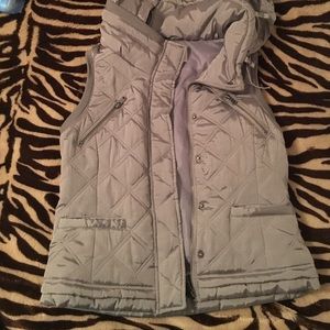 Grey Vest with optional hood