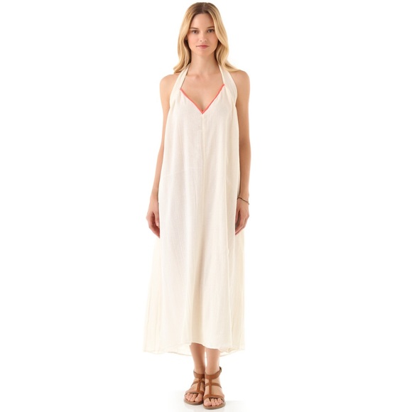 Surf Bazaar voile halter dress.