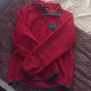 PINK AND TEAL SYNCHILLA SNAP PATAGONIA