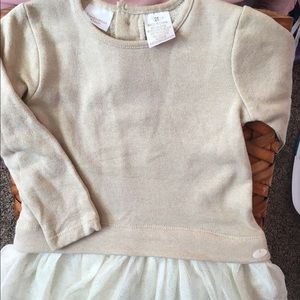Kardashian Kids Gold Dress with Tulle Size 2T