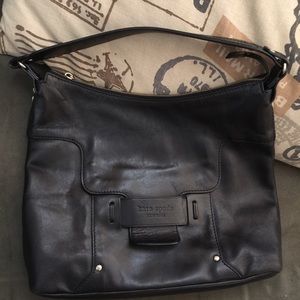Kate spade black leather bag