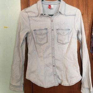 Light Blue Denim Shirt